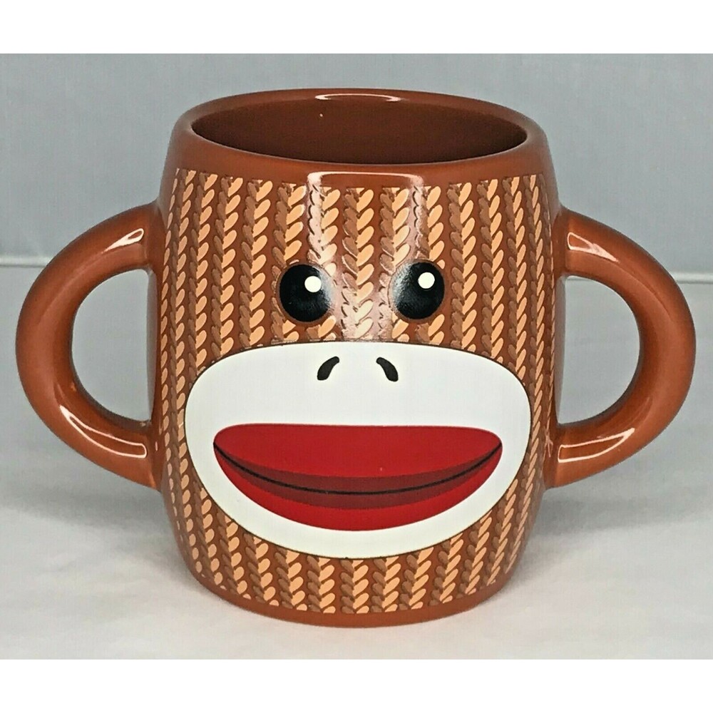 Galerie Candies Sock Monkey Coffee Mug Double Handled Mug Only
